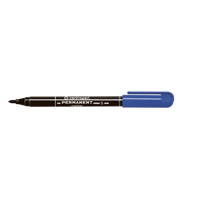 Маркер CENTROPEN Permanent 2836/03, 2 мм синій